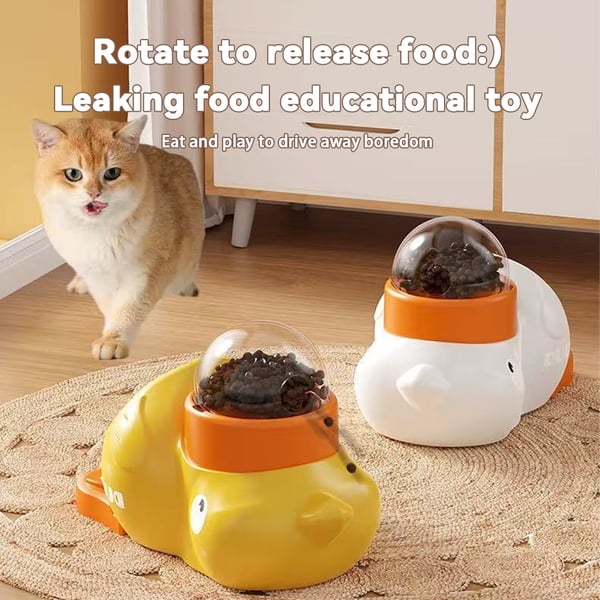 🐶Flash Sale🐱Duck Pet Feeder - Interactive Pecking Fun for Pets!