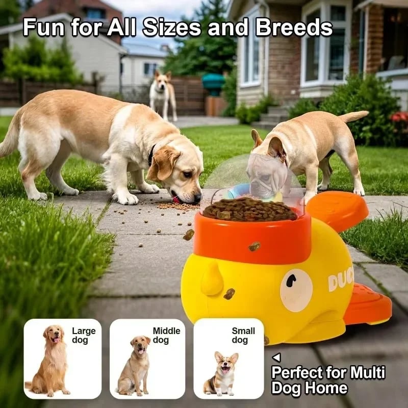 🐶Flash Sale🐱Duck Pet Feeder - Interactive Pecking Fun for Pets!