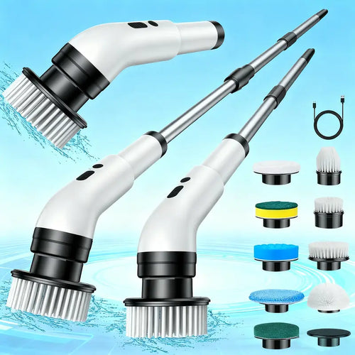 🔥Buy 2 Get 60% Off🔥9 Head Cordless Electric Spin Scrubber for Shower Kitchen Cleaning tools