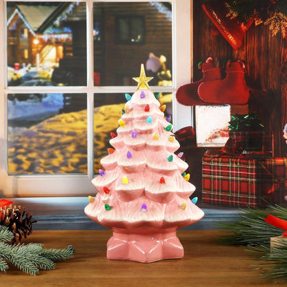 Last Day Buy 2 get 60% off💥Nostalgic Ceramic Christmas Tree with LED Lights