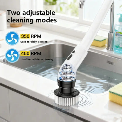 🔥Buy 2 Get 60% Off🔥9 Head Cordless Electric Spin Scrubber for Shower Kitchen Cleaning tools