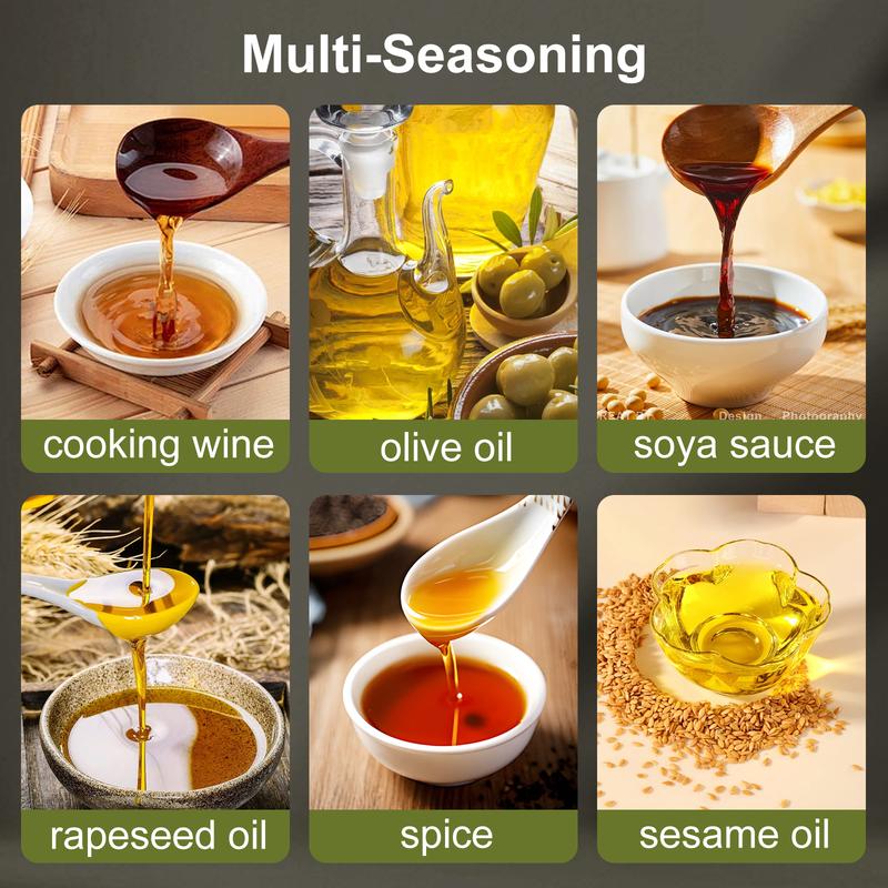 🎁Buy 2 get 60% off💕2 in 1 Glass Oil Sprayer & Dispenser🔥