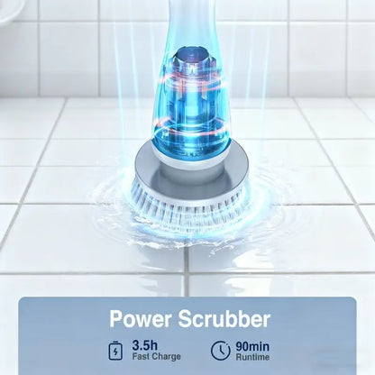 🔥Buy 2 Get 60% Off🔥9 Head Cordless Electric Spin Scrubber for Shower Kitchen Cleaning tools