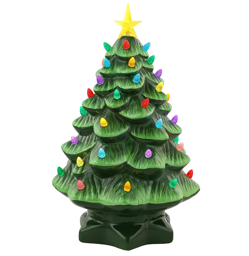 Last Day Buy 2 get 60% off💥Nostalgic Ceramic Christmas Tree with LED Lights