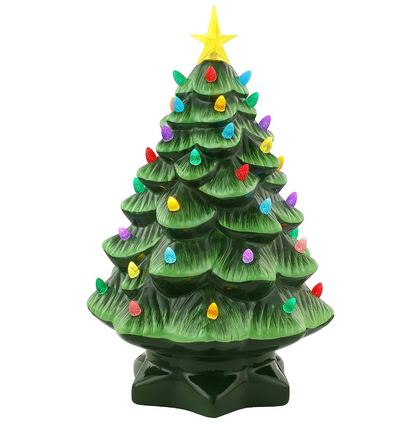 Last Day Buy 2 get 60% off💥Nostalgic Ceramic Christmas Tree with LED Lights