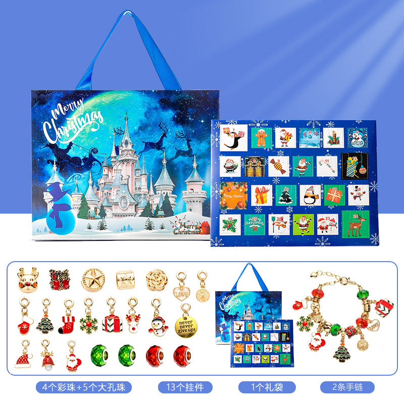 🔥Buy 2 get 60% off🔥Crystal Bracelet Set For Women Diy Christmas Bracelet Jewelry Pendant Blind Box