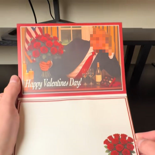 🔥MAKE LOVE GREAT AGAIN🔥Valentines Day card with Trump's funny voice record