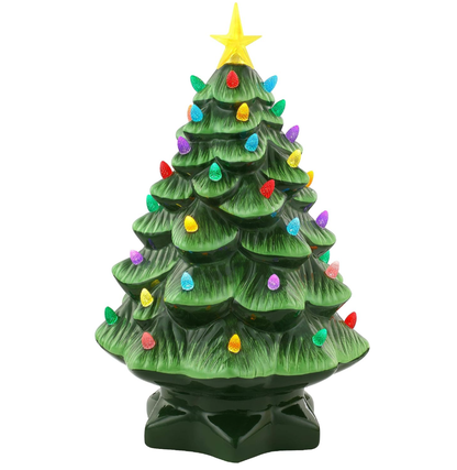 Last Day Buy 2 get 60% off💥Nostalgic Ceramic Christmas Tree with LED Lights