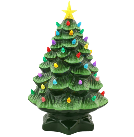 Last Day Buy 2 get 60% off💥Nostalgic Ceramic Christmas Tree with LED Lights