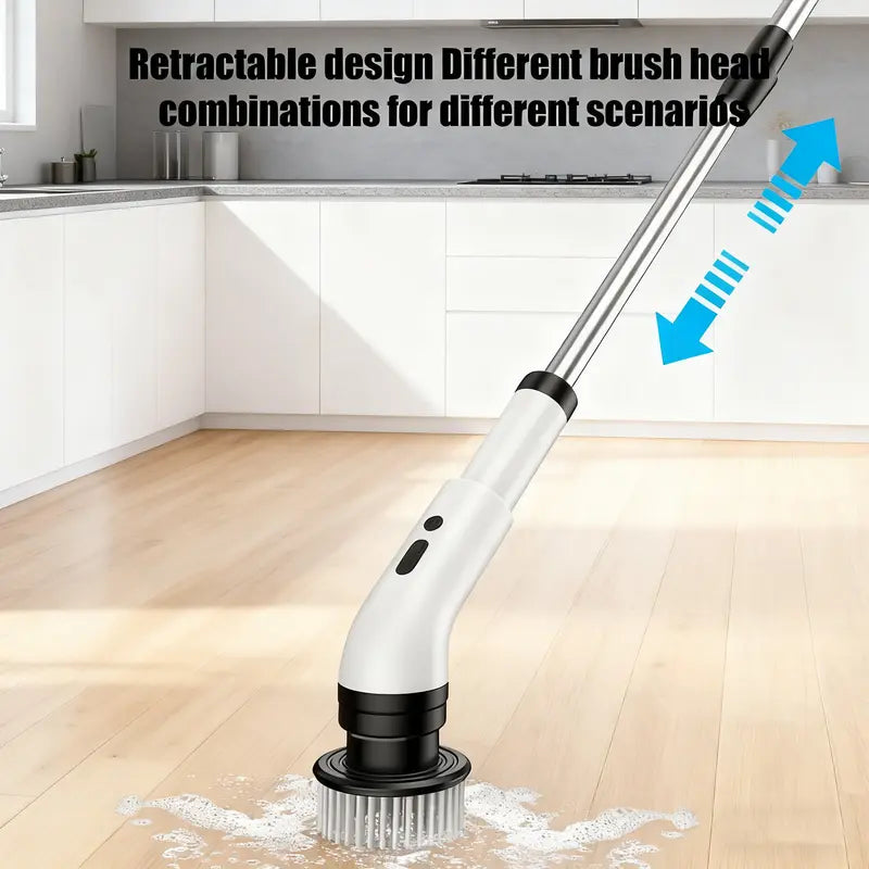 🔥Buy 2 Get 60% Off🔥9 Head Cordless Electric Spin Scrubber for Shower Kitchen Cleaning tools