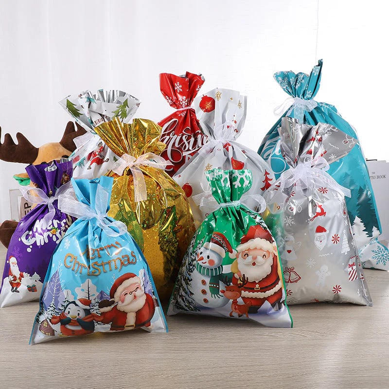 Buy 2 get 60% 0ff🏆#1 Bestselling🏆MerryPouch Christmas Drawstring Gift Bags
