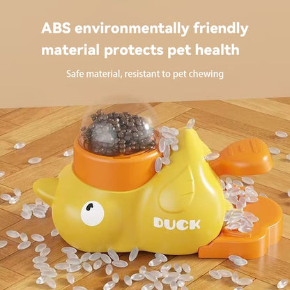 🐶Flash Sale🐱Duck Pet Feeder - Interactive Pecking Fun for Pets!