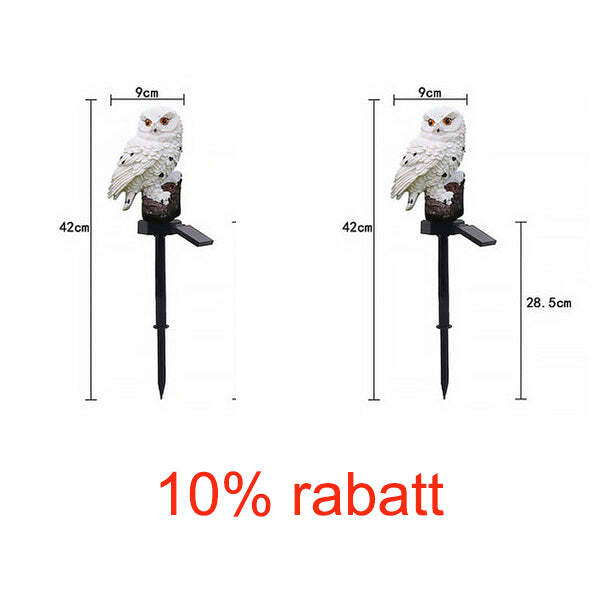 OwlGlow Solar-Powered Garden Decor