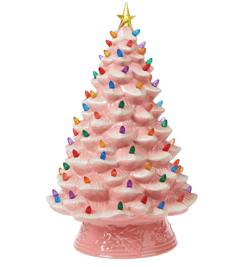 Last Day Buy 2 get 60% off💥Nostalgic Ceramic Christmas Tree with LED Lights