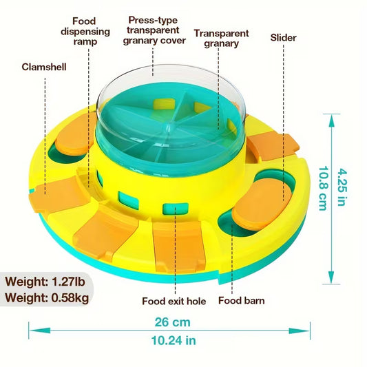 🔥buy-2-get-60-off🔥Dog Puzzle Toys Slow Feeder, Interactive Dog Toys Treat Dispenser for IQ Training